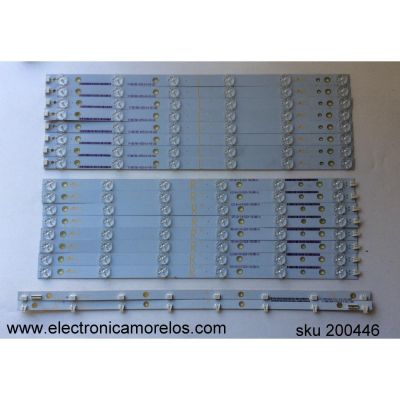 KIT DE LED PARA TV / E213009 / YX-50017011-4C555-0-D-47B-5380 / 5000TT20